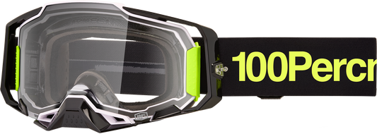 100-Percent Armega Goggle with Clear Lens – Impact-Resistant, High-Definition Vision for Motocross