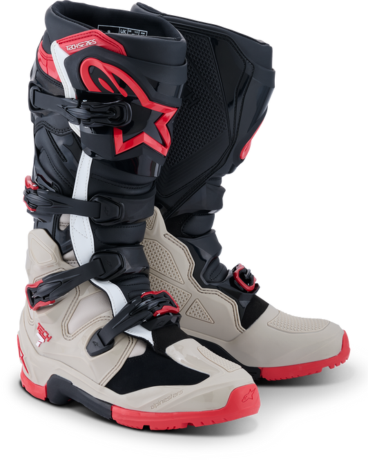 ALPINESTARS TECH 7 ENDURO BLK/LIGHT GRY/BRIGHT RED 13