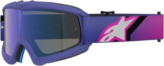 Alpinestars Vision Youth Goggles Corp Purple Fluo/ Pink - Blue Mirror