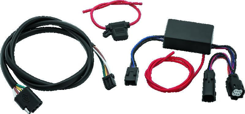 Kuryakyn Trailer Wiring Harness 4-Wire for Harley Davidson Touring Models (Part KUR2598)