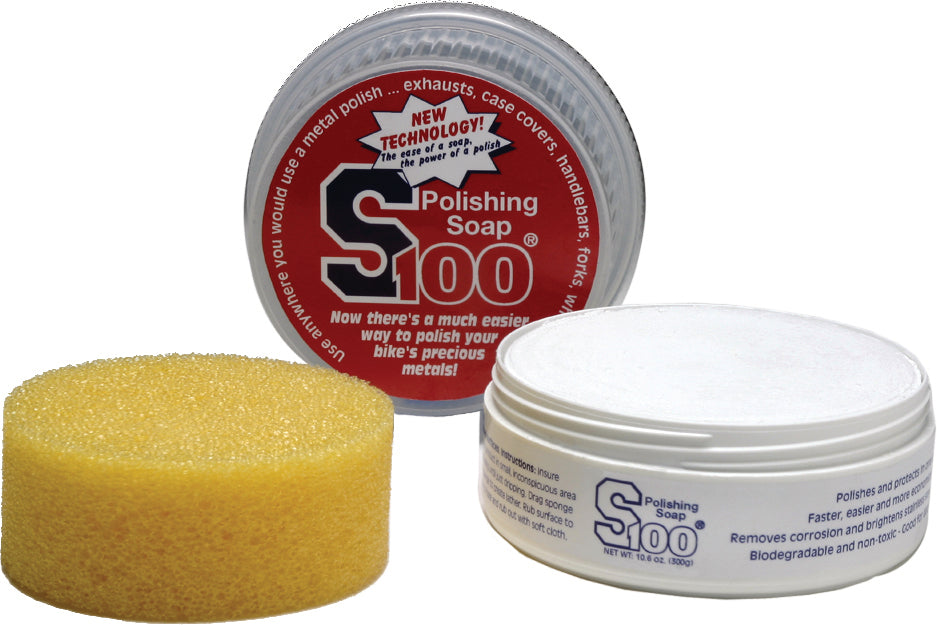 S100 Polishing Soap 10.6oz - Easy Aluminum, Chrome, and Stainless Steel Shine