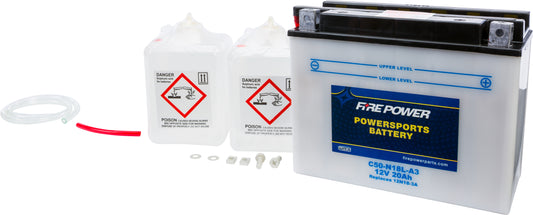 Fire Power C50-N18L-A3 12V Heavy Duty Motorcycle Battery with Acid Pack for Honda Gold Wing Aspencade