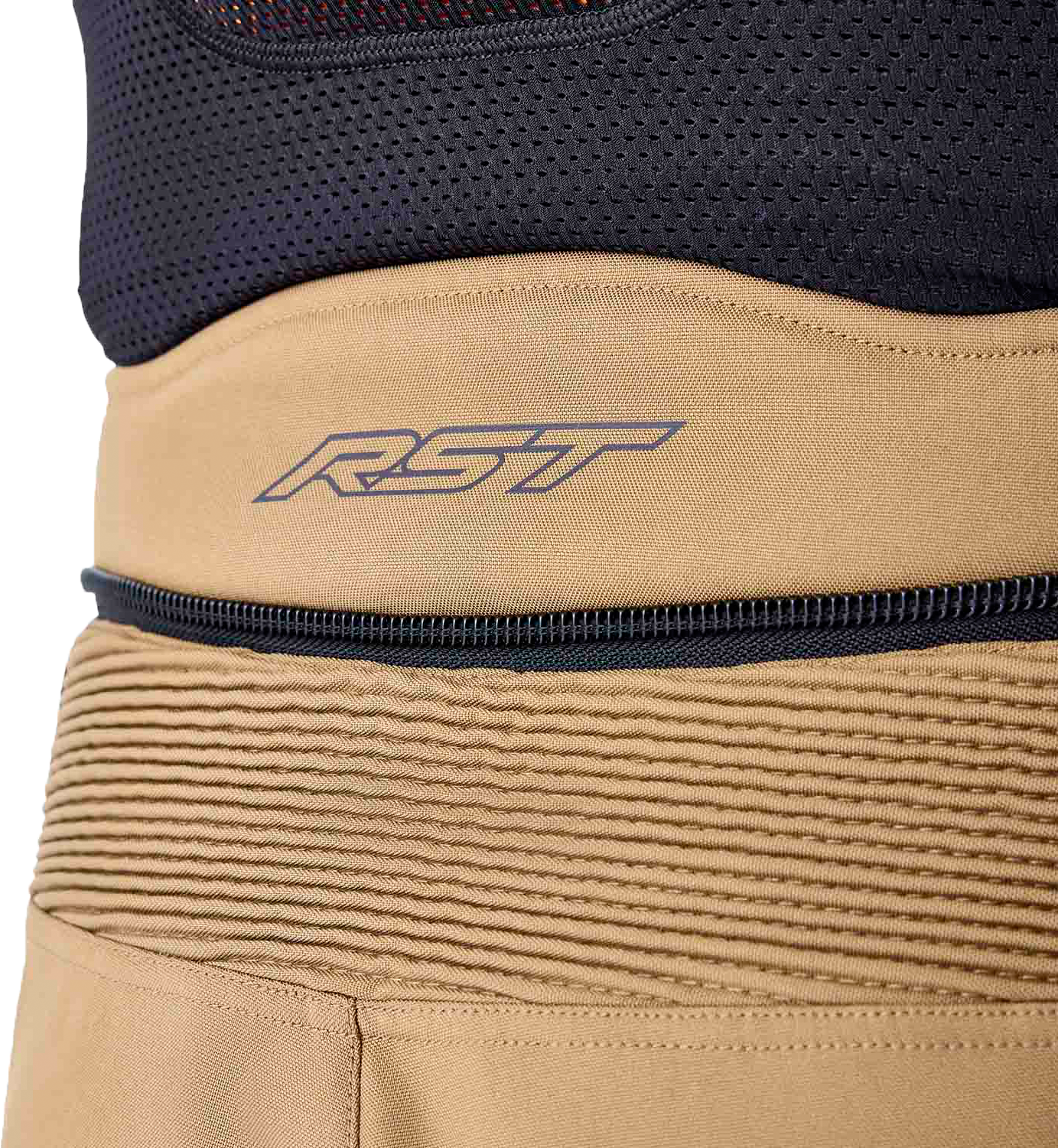 RST Ps Adventure D3O Pants Sand/Black Textile XL - Motorcycle Touring Pants with CE AA Certification