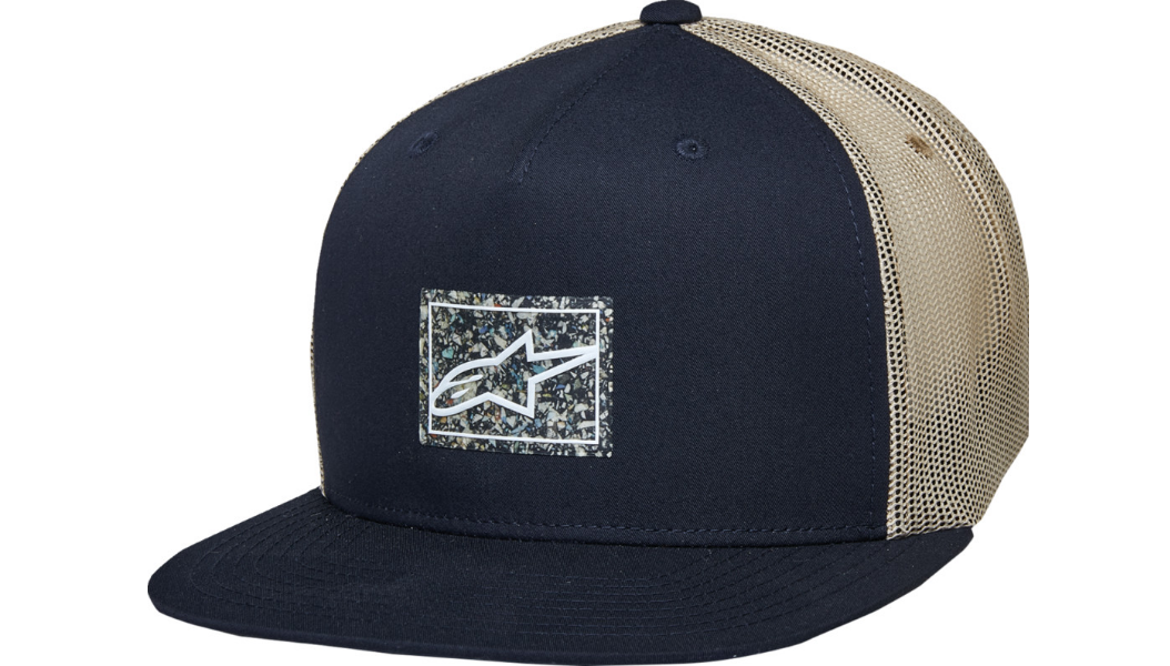 Mackinic Trucker Hat One Size Navy/Khaki