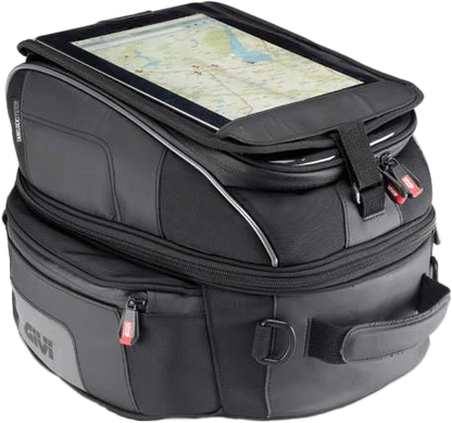 GIVI Tanklock Tank Bag 25L Black - Secure Motorcycle Fuel Tank Storage