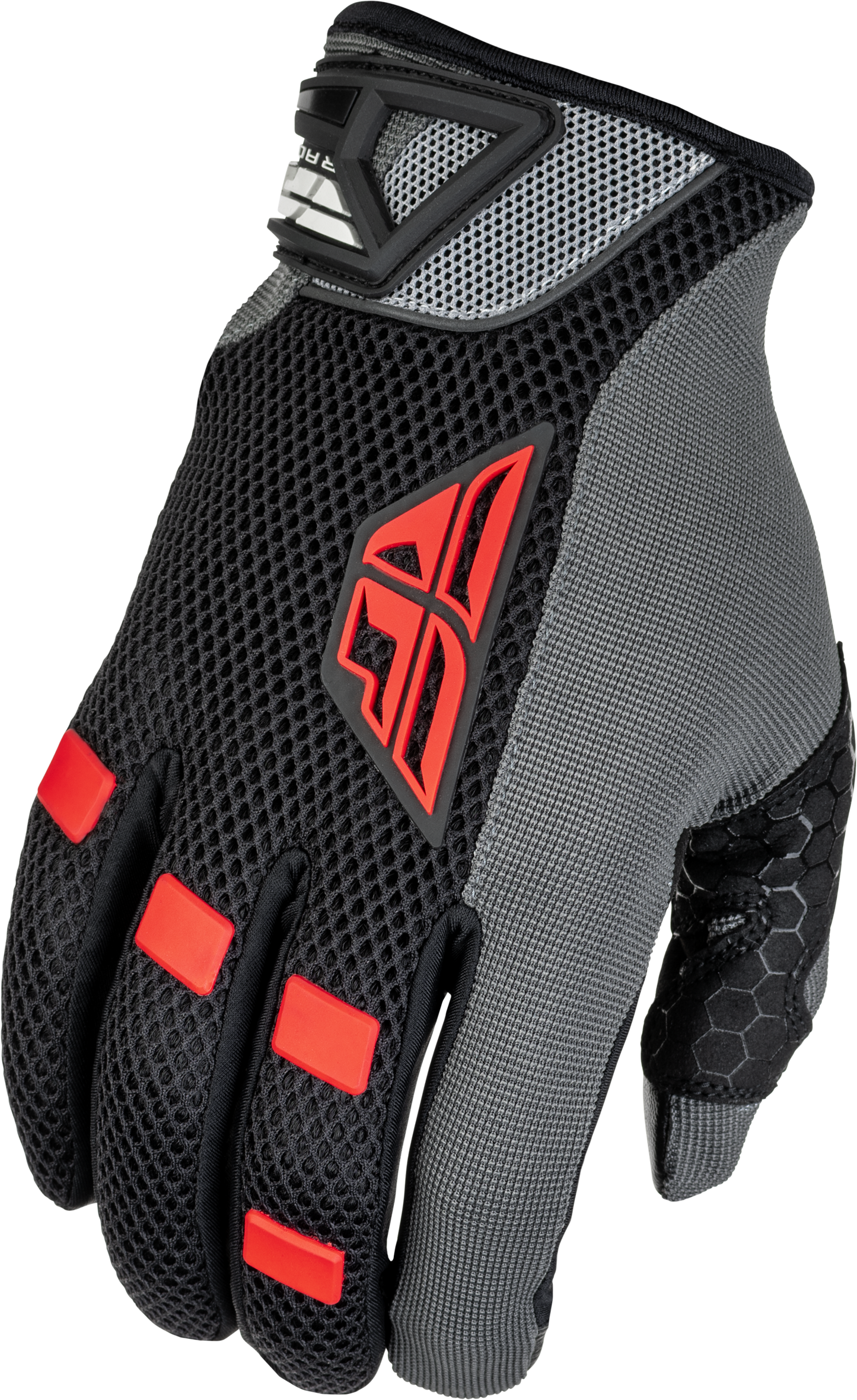 Fly Racing Coolpro Gloves Black/Red 3X – Durable Touchscreen Motorcycle Gloves with Reinforced Palm
