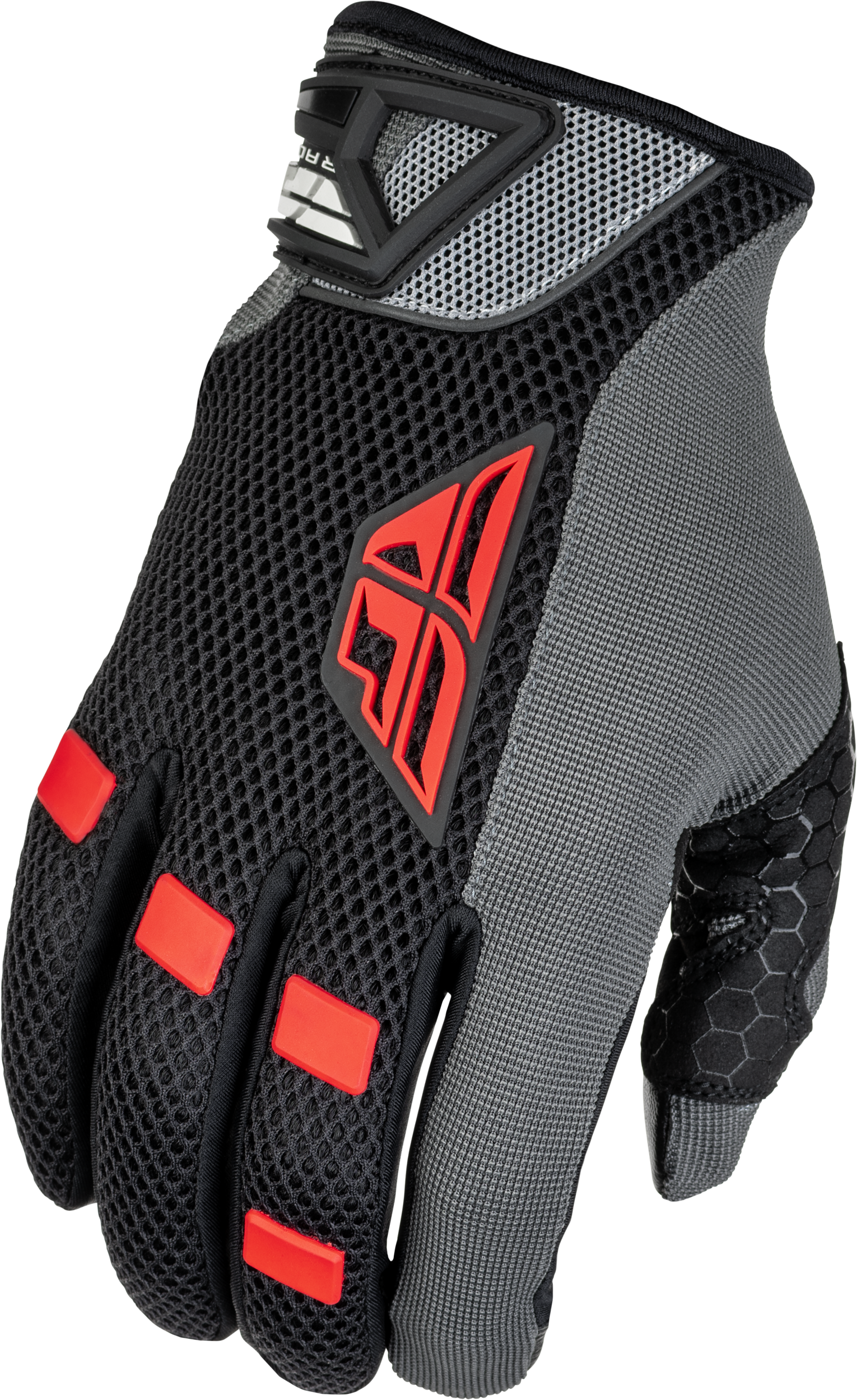 Fly Racing Coolpro Gloves Black/Red 3X – Durable Touchscreen Motorcycle Gloves with Reinforced Palm