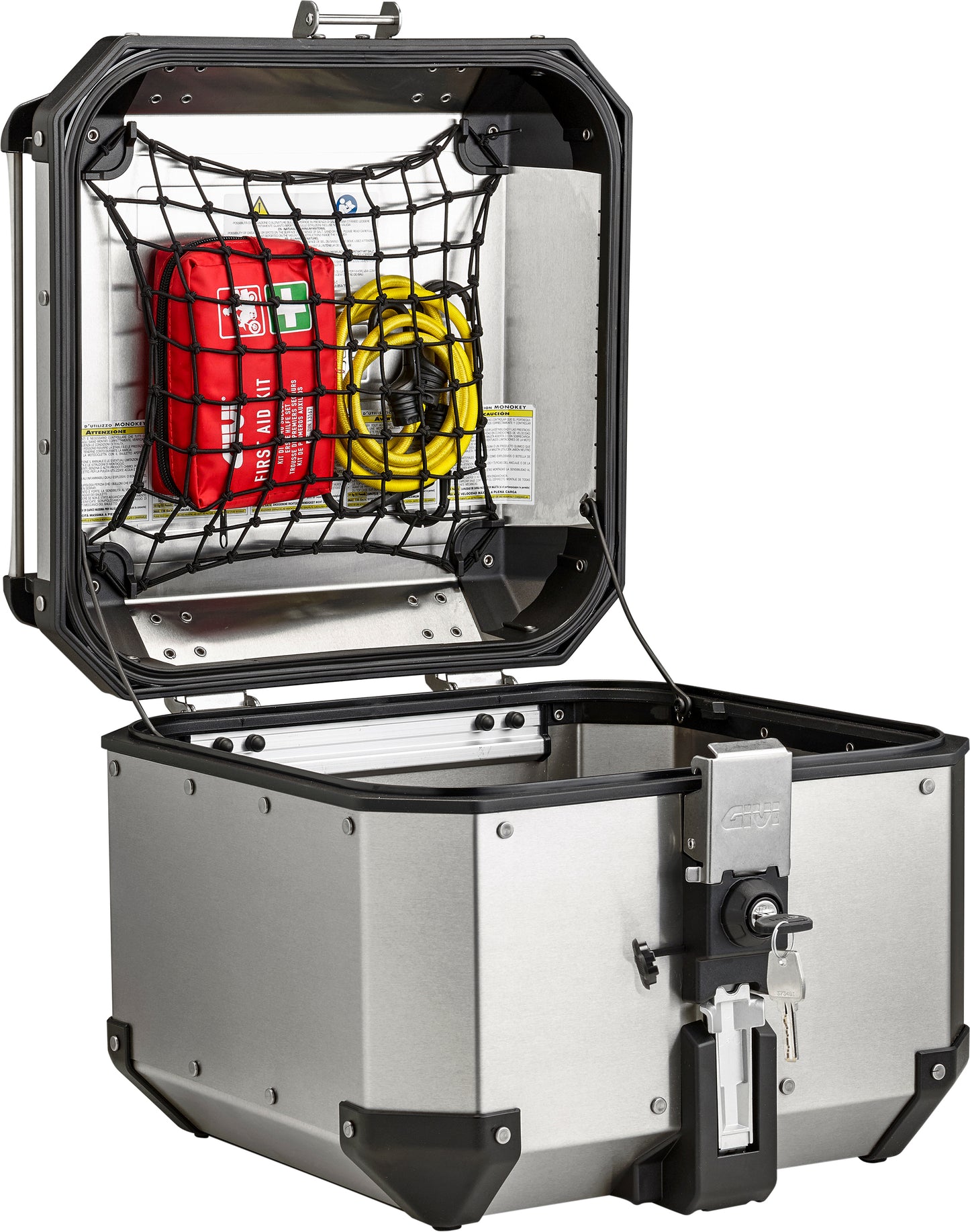 GIVI Outback Elastic Net Inner Top Case 42 Liter for Yamaha FZ-07, Triumph Tiger 800, BMW S1000XR and More