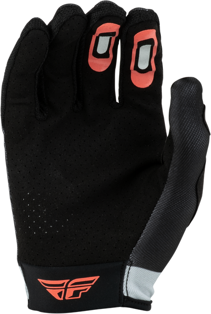 Women's Lite Flake Gloves Black/Light Grey/Coral Xs