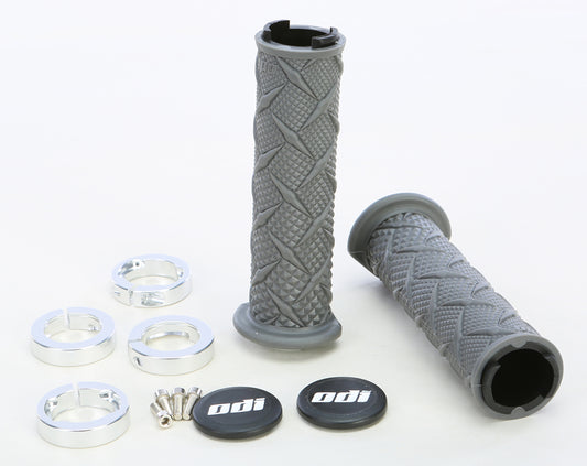 ODI ATV X Treme LockOn Grip Silver (Part #J30XTH-S)