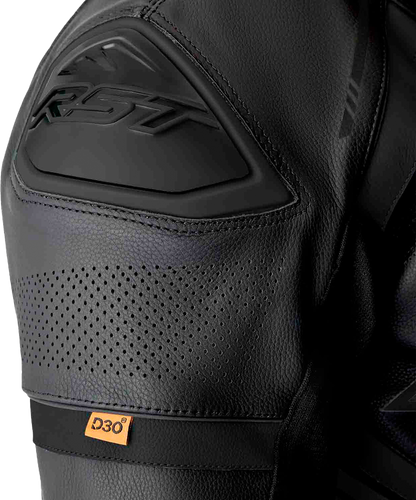 RST S1 D3o Suit Black Leather XS - Advanced Motorcycle Protective Gear