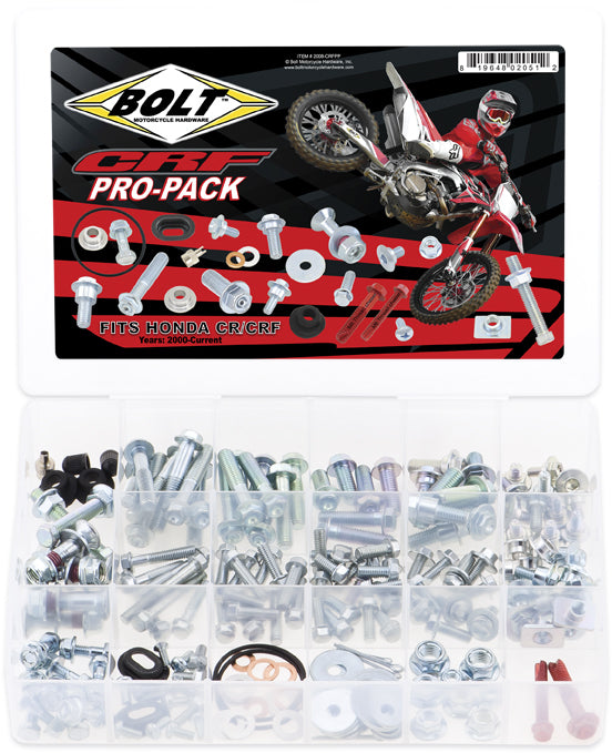 BOLT CRF Pro Pack for Honda CRF450R (2002-2011) – Complete Engine and Frame Fastener Kit