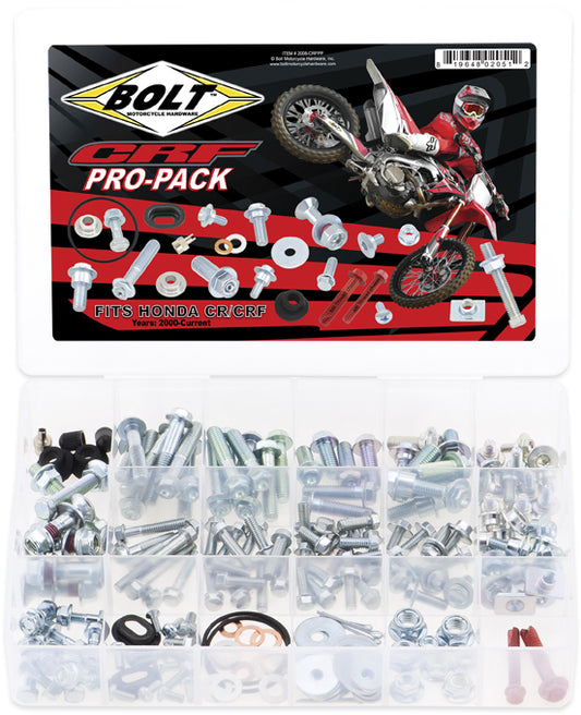 BOLT CRF Pro Pack for Honda CRF450R (2002-2011) – Complete Engine and Frame Fastener Kit