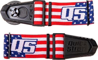 QUICK STRAP USA Flag Quick Straps for Goggles and Helmets - Part No. QS-55