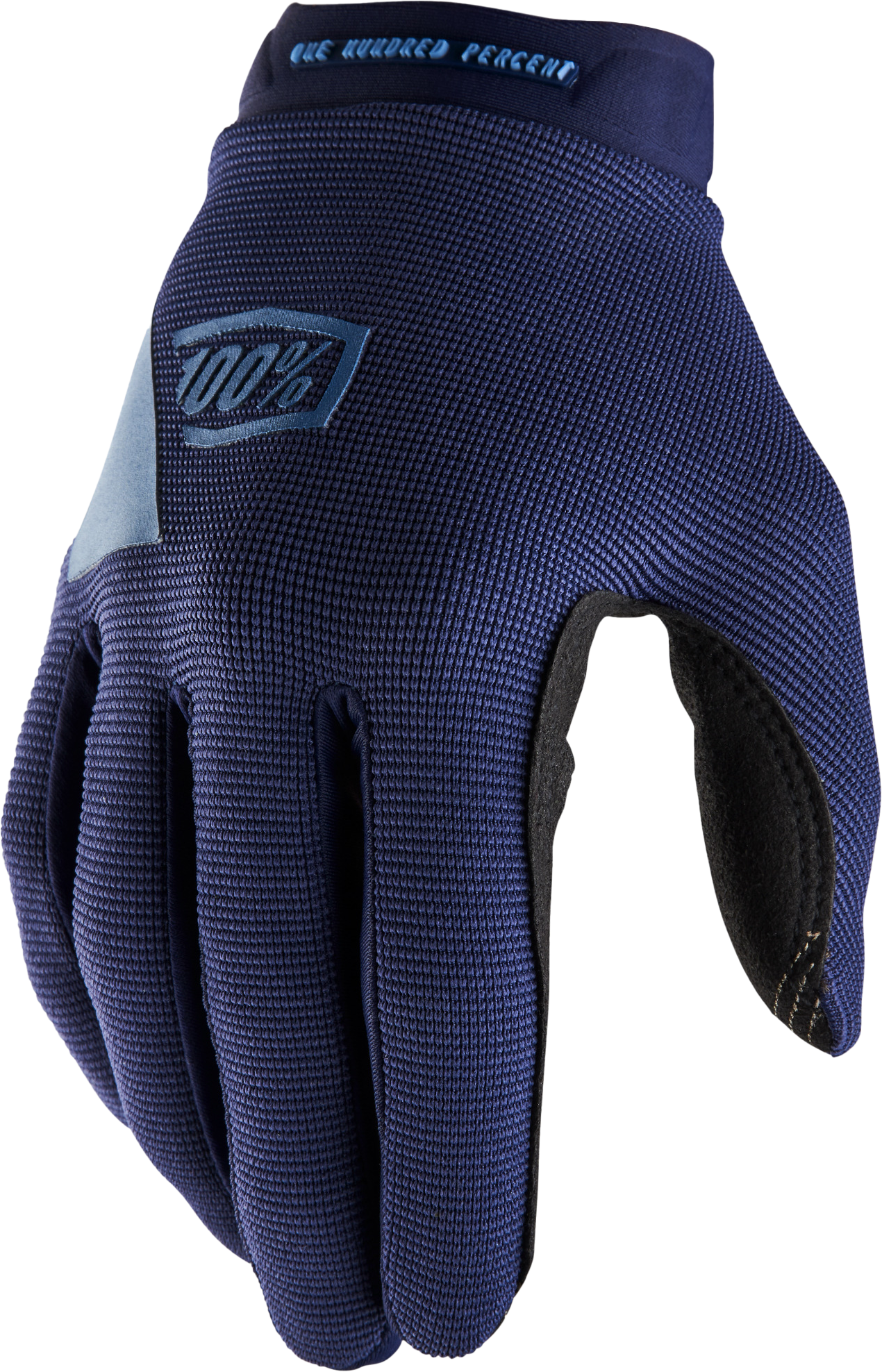 100% RIDECAMP Womens Motocross Gloves Navy Slate Blue XL