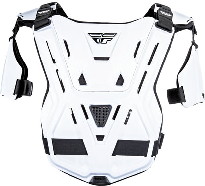 Fly Racing Revel Offroad Roost Guard White with BioFoam Chassis and Impact Protection