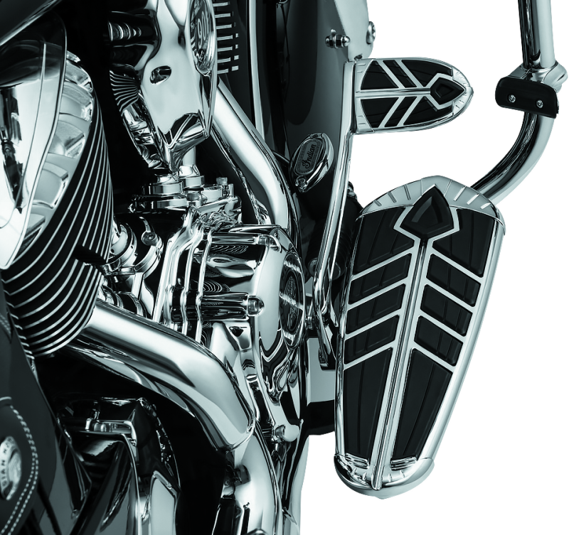 Kuryakyn Spear Brake Pedal Pad for 2014-2023 Indian Motorcycle Models Chrome