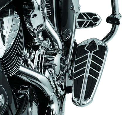 Kuryakyn Spear Brake Pedal Pad for 2014-2023 Indian Motorcycle Models Chrome