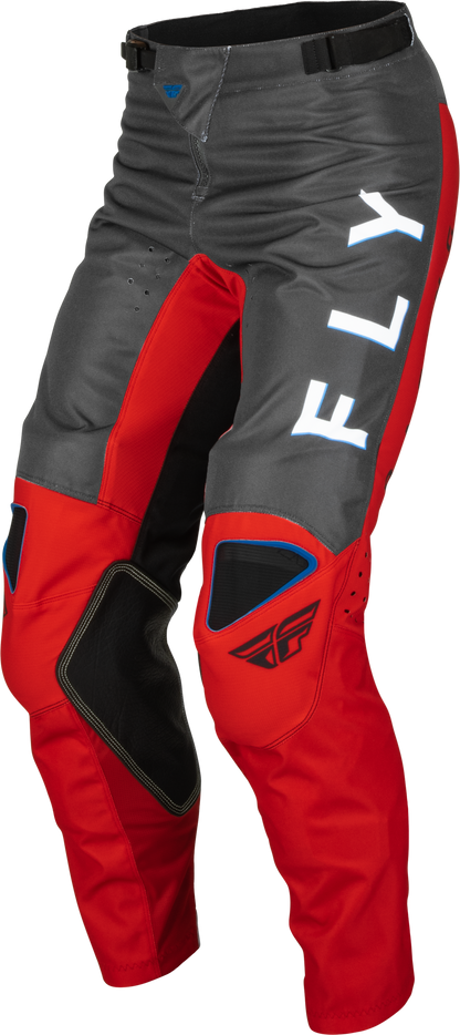 Fly Racing Kinetic Kore Pants Red/Grey Size 30 - Durable Motocross Gear