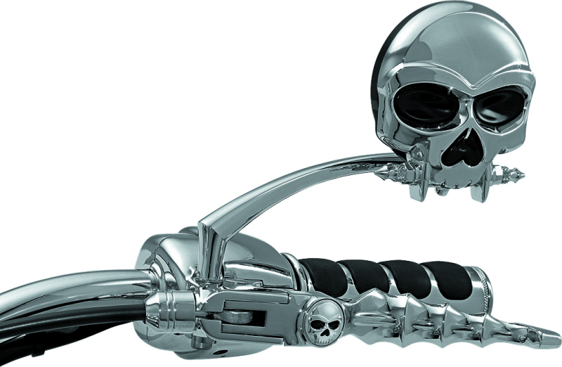 Kuryakyn Zombie Levers 96-Up Cable Chrome - Stylish Motorcycle Brake and Clutch Levers for Harley-Davidson