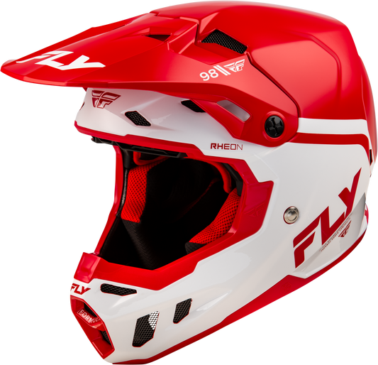 FLY RACING YOUTH FORMULA CC OBJECTIVE HELMET RED/WHITE YL'YL