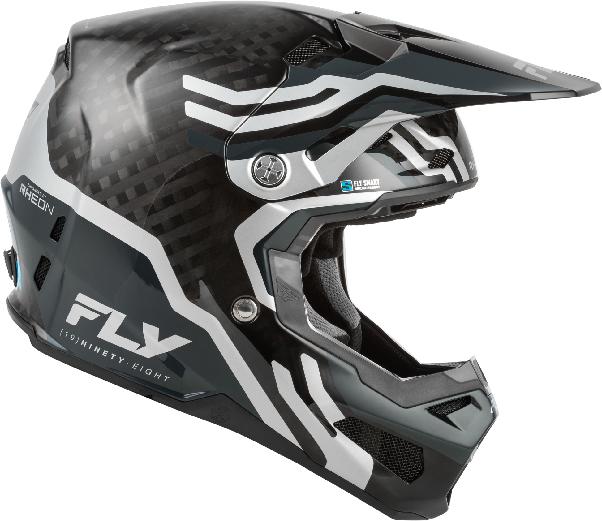 Formula S Carbon Byte Helmet Black Carbon/Grey/Silver 2x