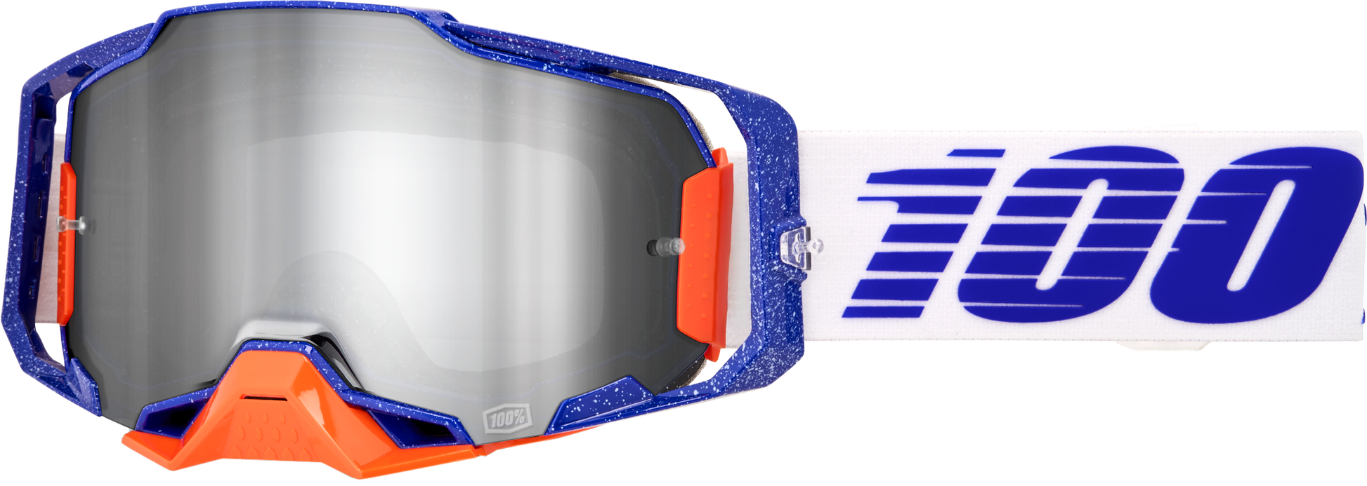 100-Percent Armega Goggle with Lavingaad Mirror Silver Flash Lens