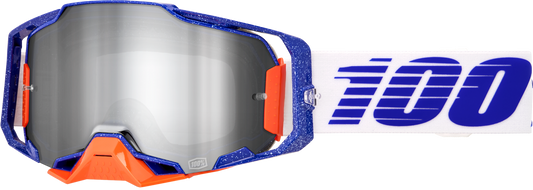 100-Percent Armega Goggle with Lavingaad Mirror Silver Flash Lens