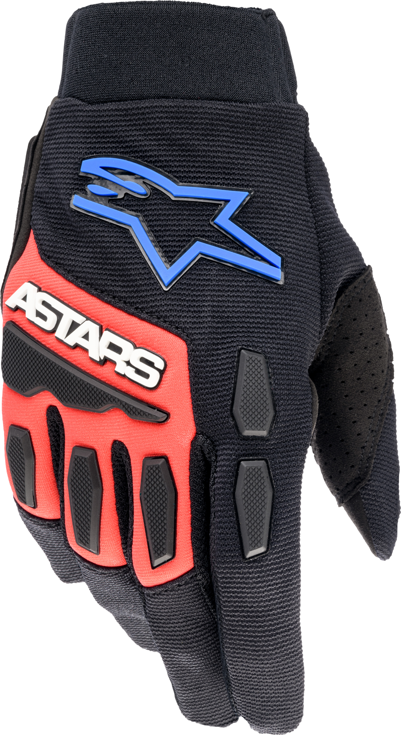 Full Bore Xt Gloves Black/Bright Blue/Red Xl