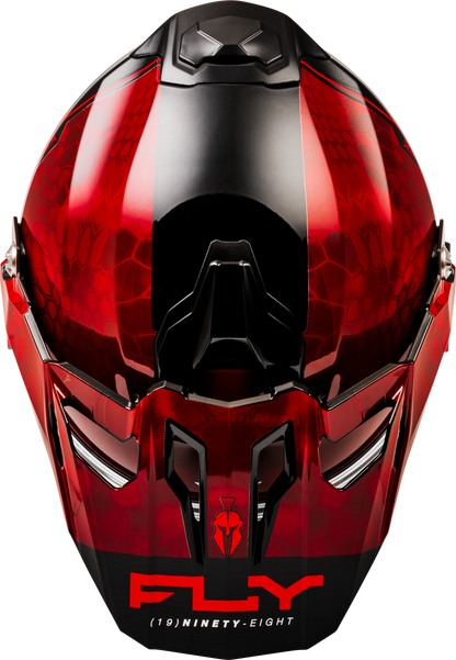 Fly Racing Trekker CW Conceal Helmet Dual Shield Red/Black XS