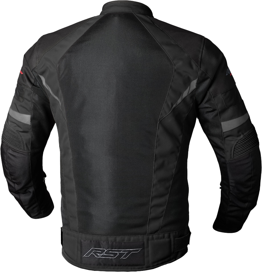 RST Ps Ventilator D3O Jacket Black Textile Motorcycle Riding Jacket