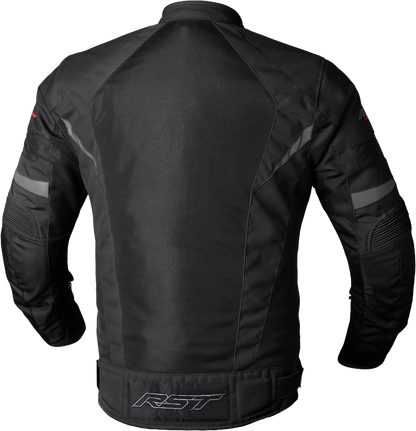 RST Ps Ventilator D3O Jacket Black Textile Motorcycle Riding Jacket