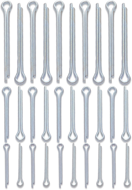 BOLT SV-COTTER Cotter Pin Assortment 75 Piece Kit for Reliable Fastening