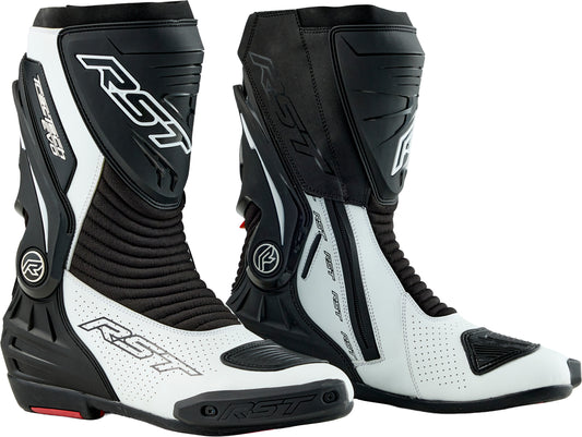 RST Tractech Evo D3o Motorcycle Boot - White and Black, Size 11