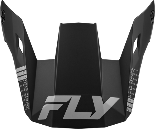 YOUTH RAYCE HELMET VISOR MATTE BLACK YS-YL