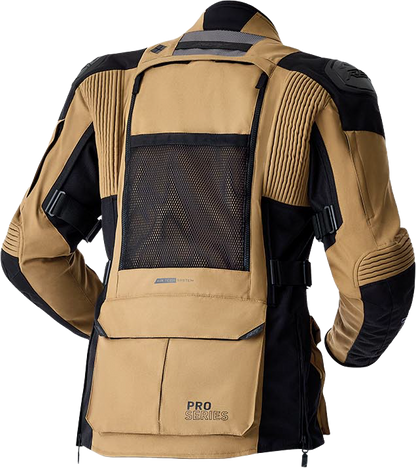 RST Ps Adventure D3O Jacket Sand and Black - All-Weather Touring Motorcycle Jacket with Removable Layers and CE AA Certification