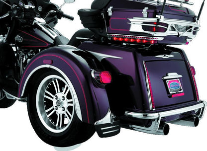 Kuryakyn Rear Bumper Accents for Harley Davidson Trike - Chrome, Part #kur7223