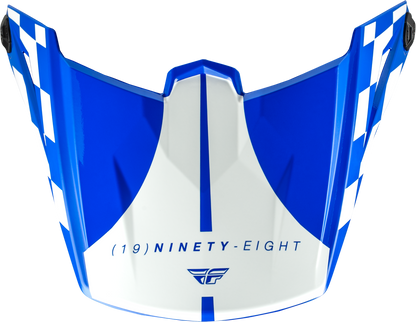 Kinetic Lite Rival Hlmt Visor Gloss Blue/White