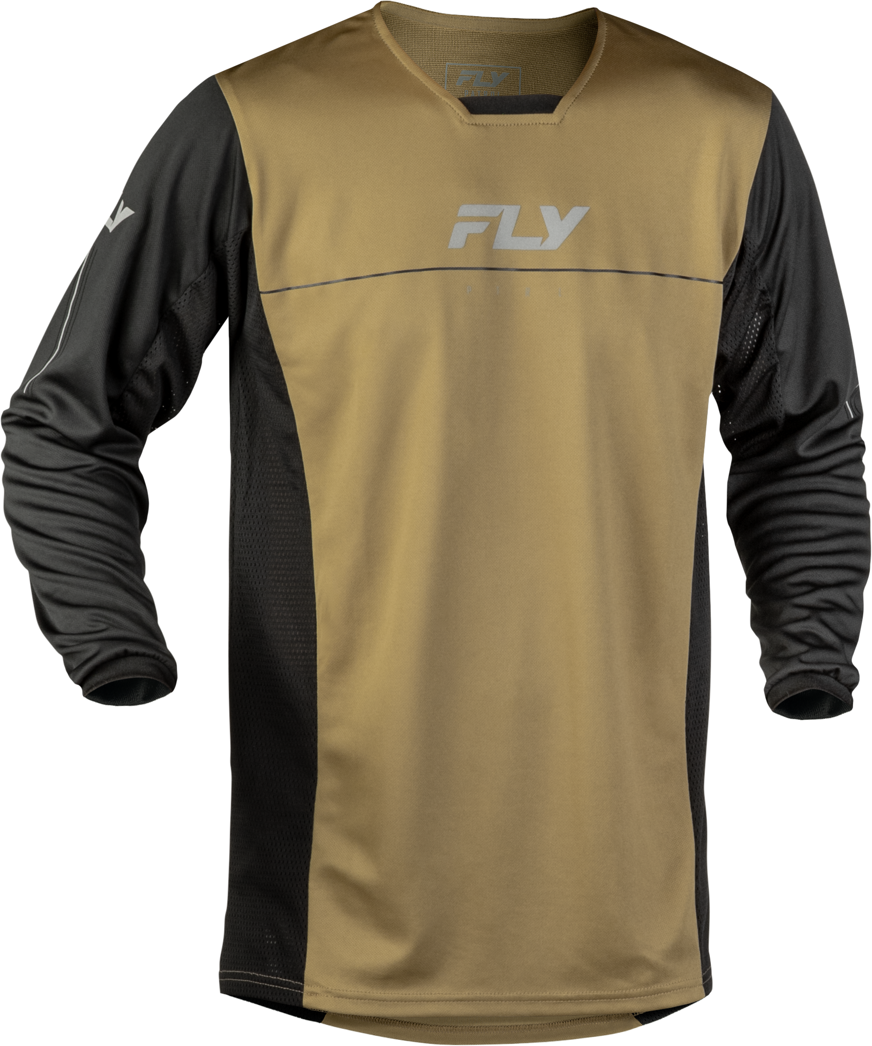 Fly Racing Patrol Jersey Tan and Black 2X - Breathable and Comfortable Motocross Apparel