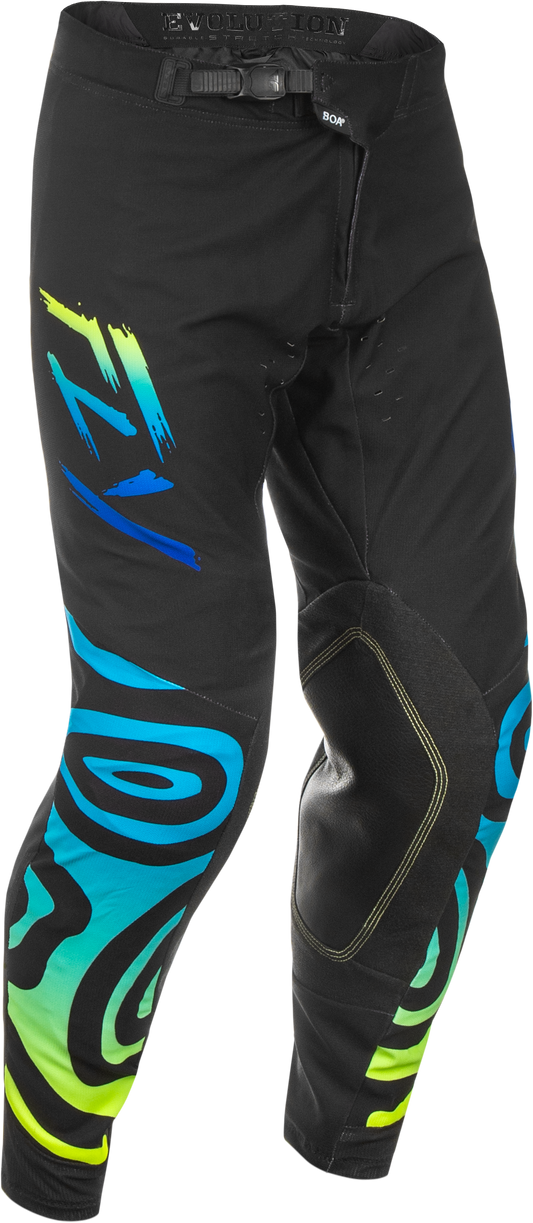 Fly Racing Evolution DST Zen Pants Black/Blue/Hi Vis Size 34