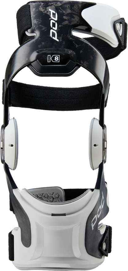 POD K8 3.0 Knee Brace Carbon Left Medium - Lightweight, Adaptive Support with Impact Protection