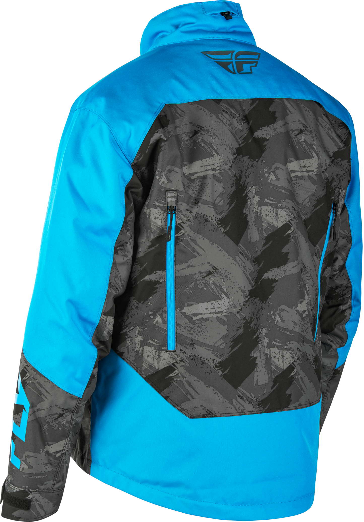 Fly Racing SNX Pro Jacket Blue/Black 2X – Adult Snowmobile Jacket with Waterproof and Insulation Features