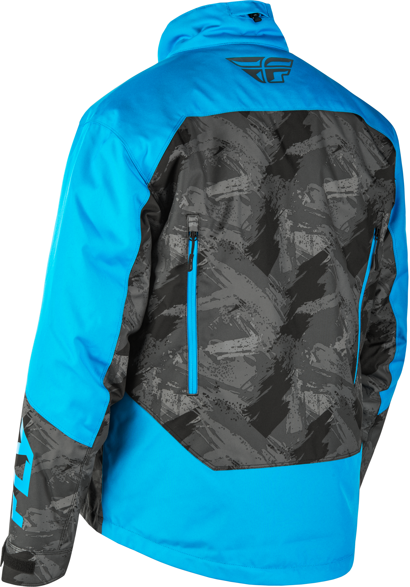 Fly Racing SNX Pro Jacket Blue/Black 2X – Adult Snowmobile Jacket with Waterproof and Insulation Features