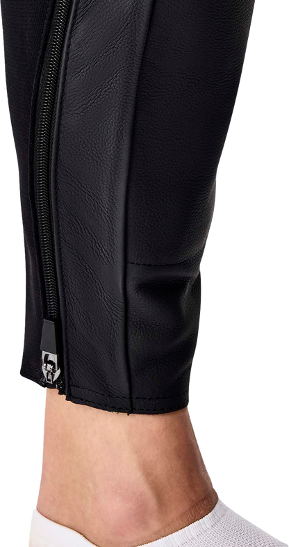 RST T2 D3o Leather Pants Black Medium - Durable Motorcycle Riding Gear
