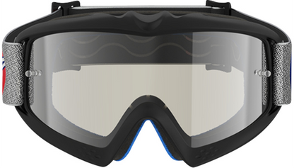 Alpinestars Youth Vision Corp Goggle - Merica 25 - Red/Blue - Silver Mirror Lens 2601-4103