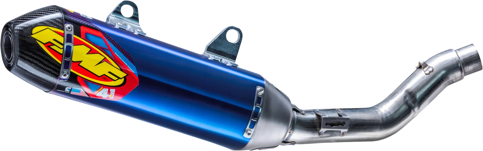 FMF Factory 4.1 RCT Slip-On Exhaust with Titanium Canister and Carbon Cap