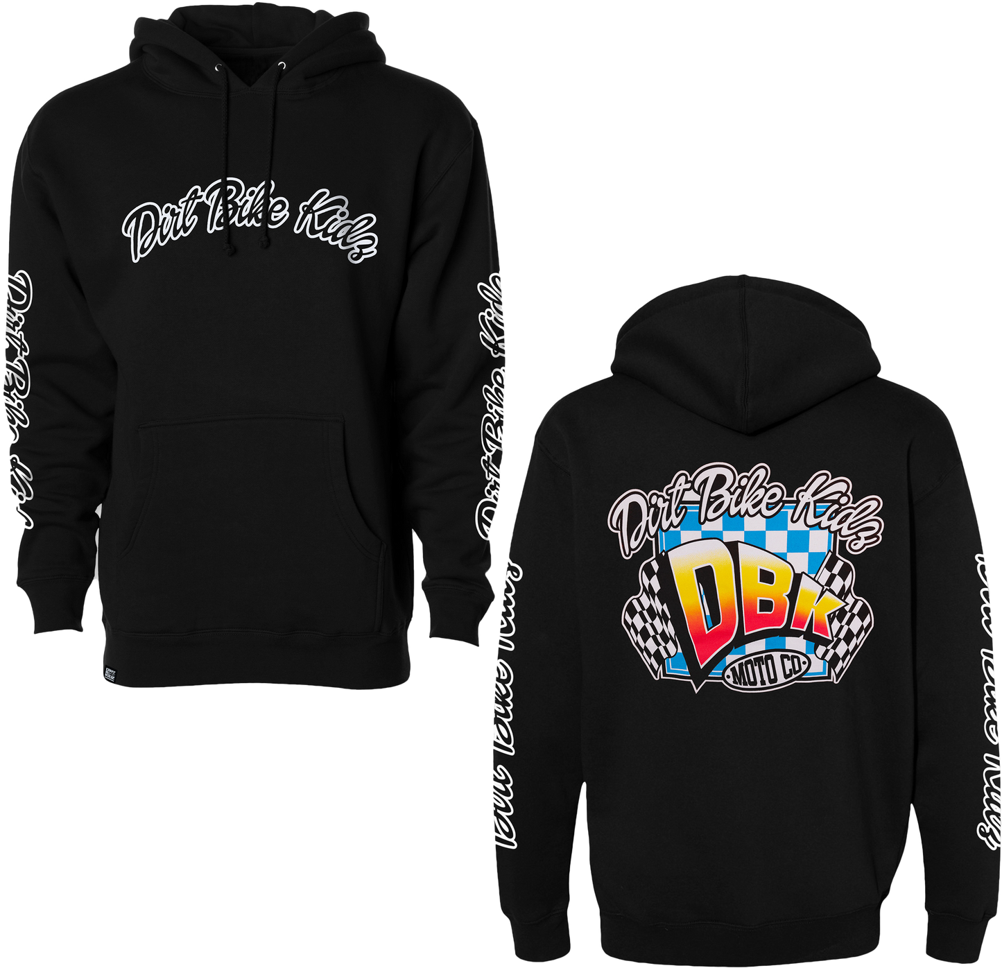 DBK Clean Win Hoodie Black 2X – Adult and Youth Sizes with Comfortable Cotton/Poly Blends