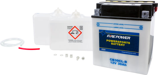 Fire Power CB30CL-B 12V Heavy Duty Marine Battery for Sea-Doo GTI Models