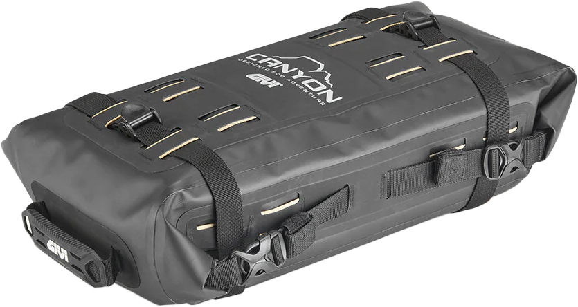 GIVI Canyon Advanced Cargo Bag 12L Black – Waterproof Motorcycle Storage with Quick-Release Mounts
