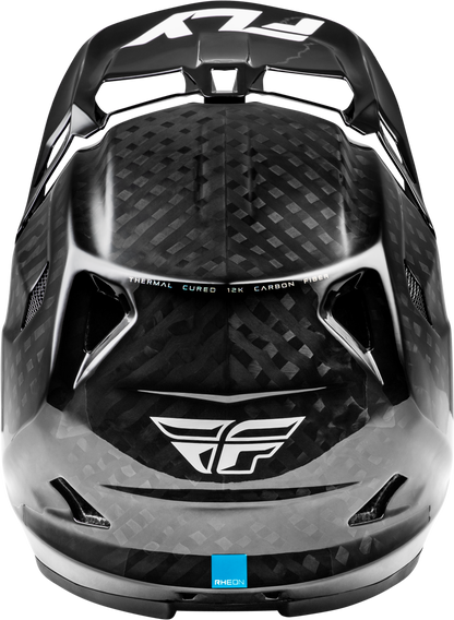 Fly Racing Werx R Carbon Helmet Black Carbon XS – Lightweight Impact-Resistant Motorcycle Helmet